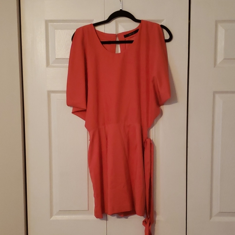 Coral dress